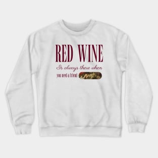 Red Wine Lover Crewneck Sweatshirt